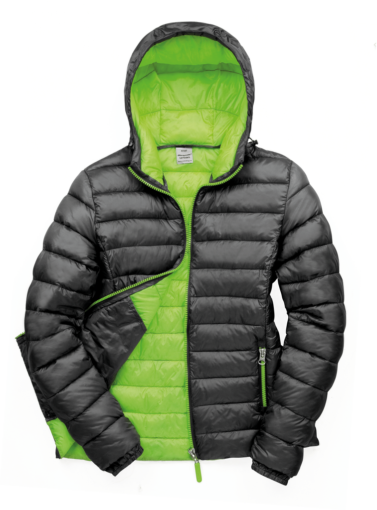 Result Doudoune femme Snowbird Black / Lime (R194F)