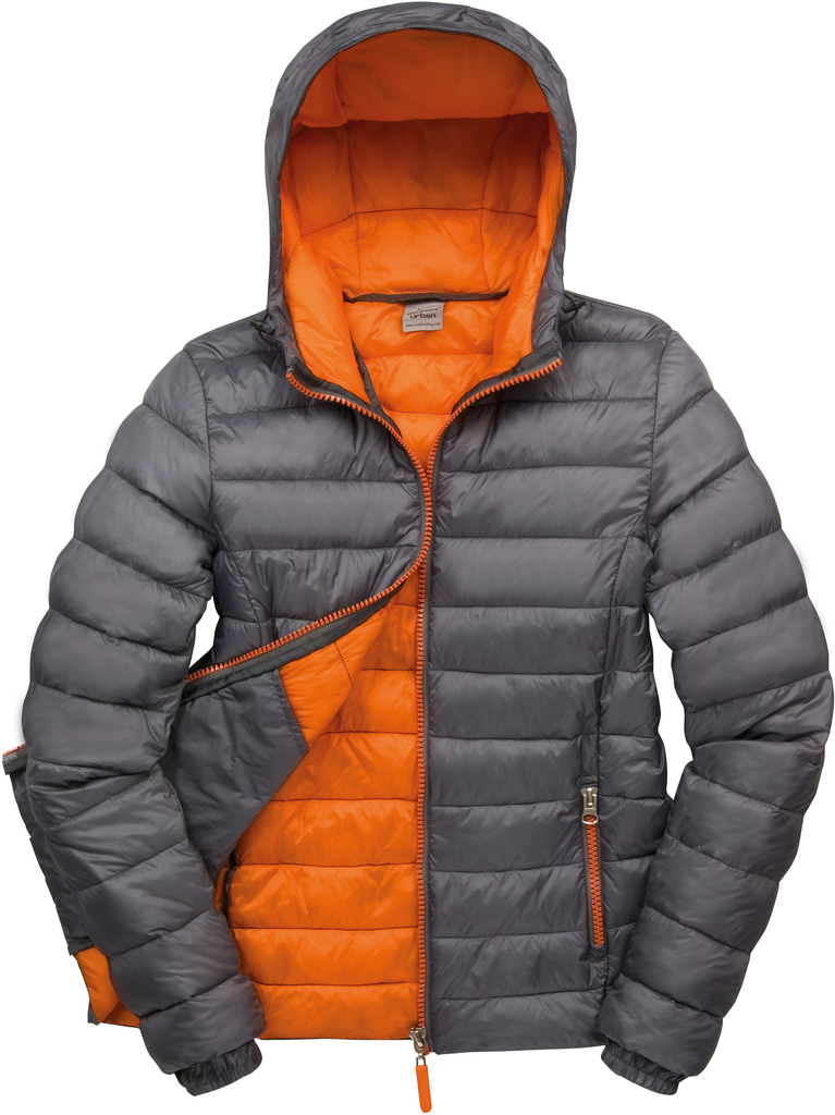Result Doudoune femme Snowbird Grey / Orange (R194F)