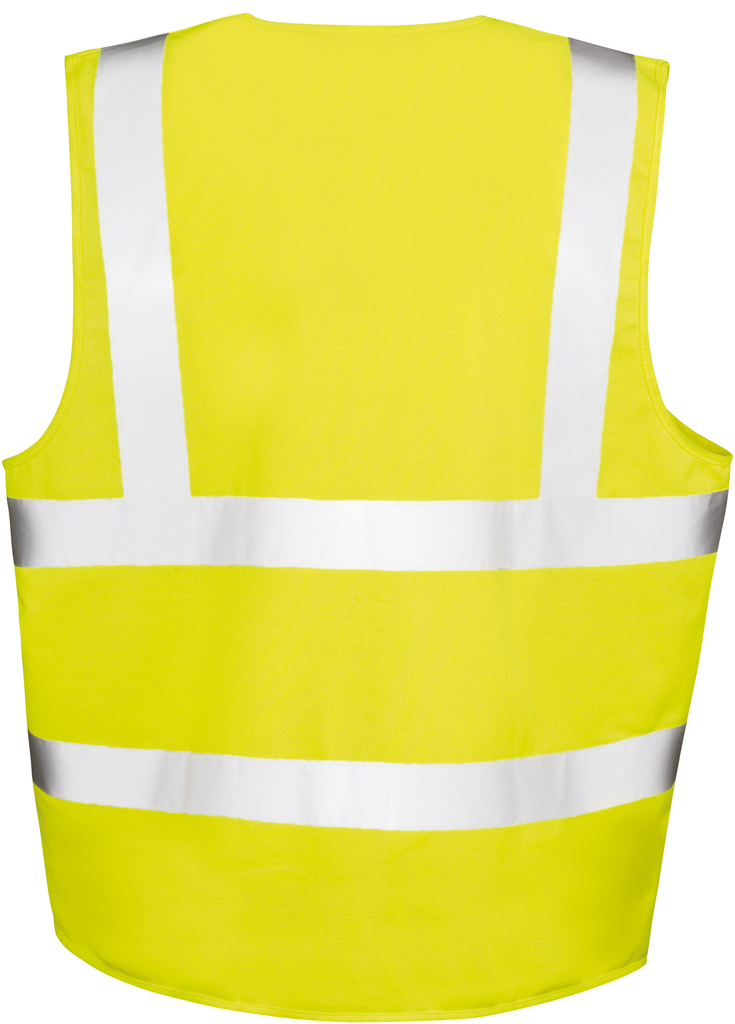 Result Gilet de sécurité zippé Fluorescent Yellow (R202X)
