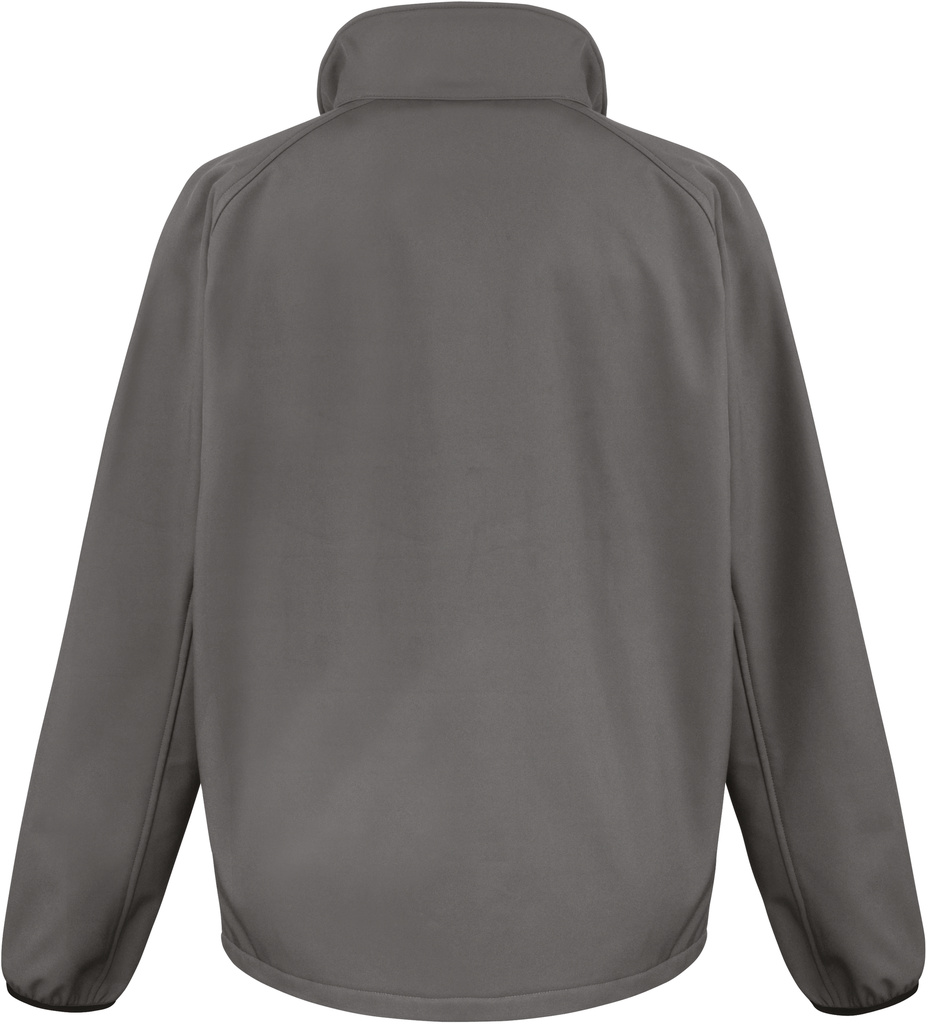 Result Veste Softshell Homme Printable Charcoal / Black (R231M)