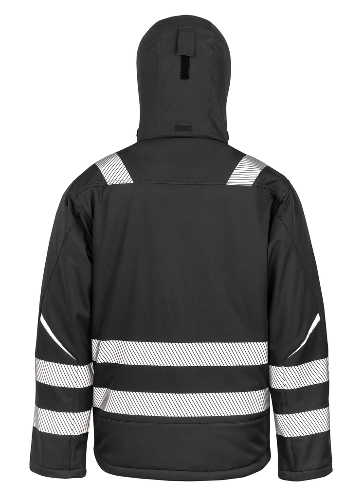 Result Manteau softshell dynamique Black (R331X)