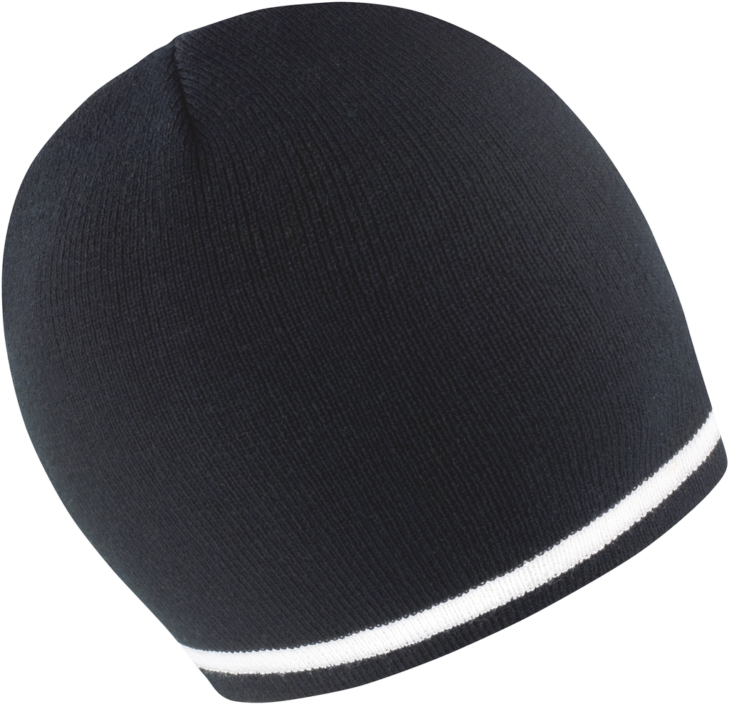 Result Bonnet "Supporter" Black / White (R368X)
