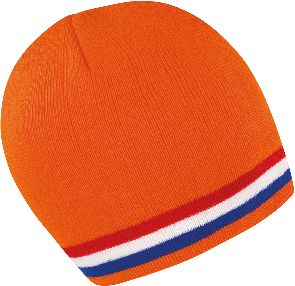 Result Bonnet "Supporter" Orange / Red / White / Blue (R368X)