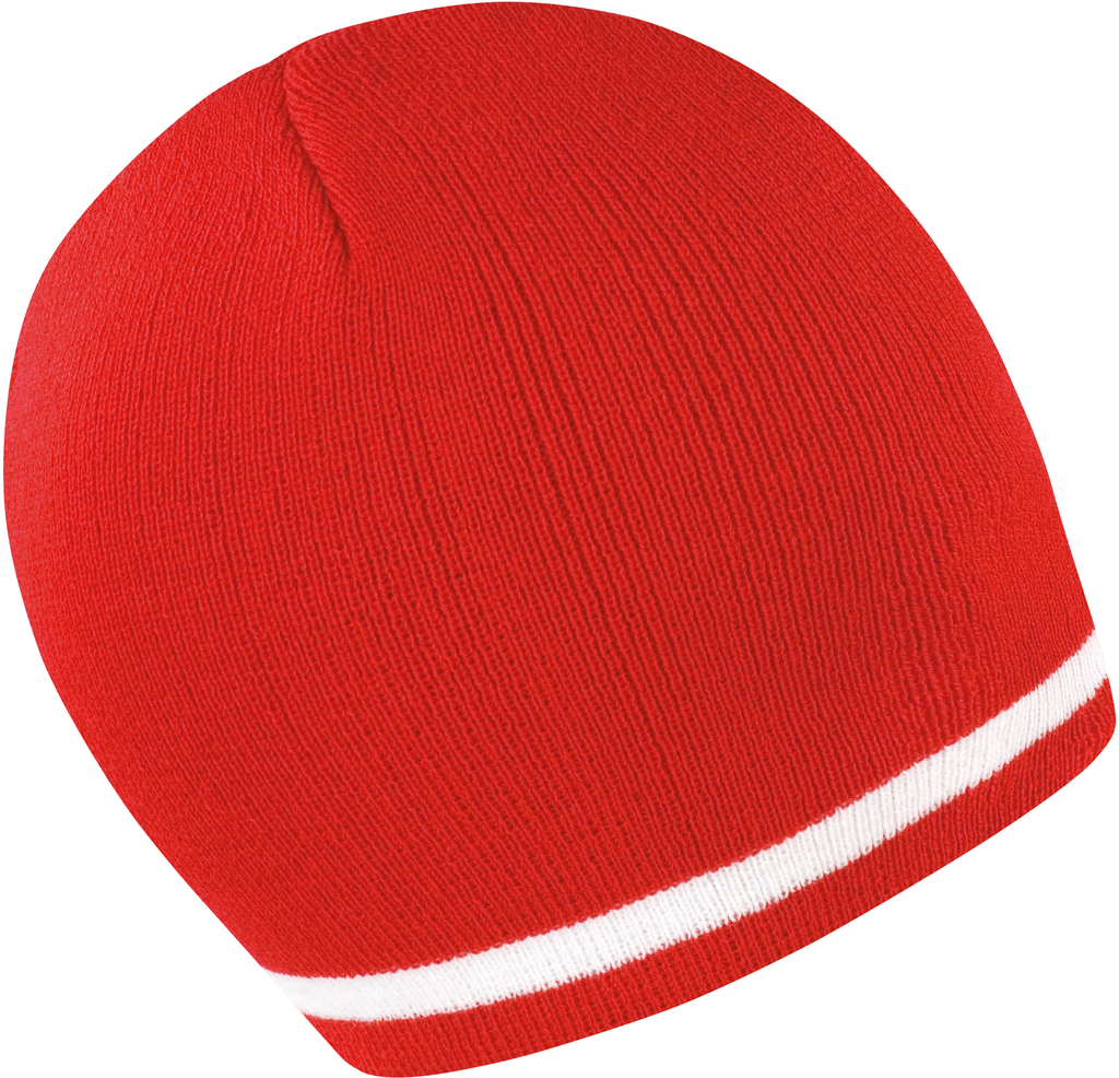 Result Bonnet "Supporter" Red / White (R368X)