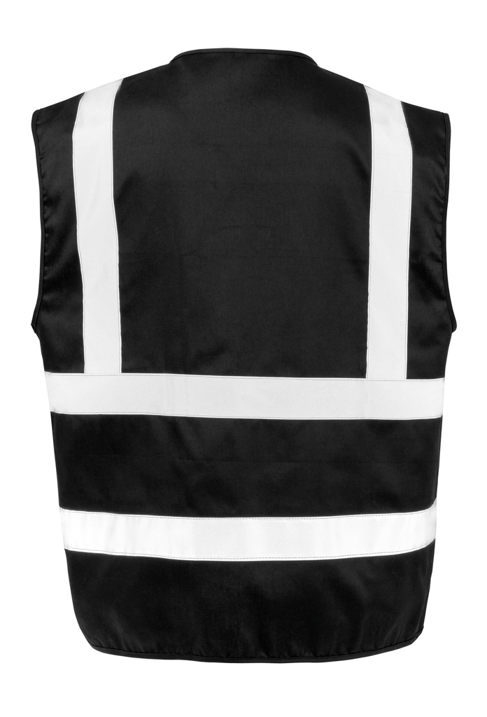 Result Gilet de sécurité zippé Black (R477X)