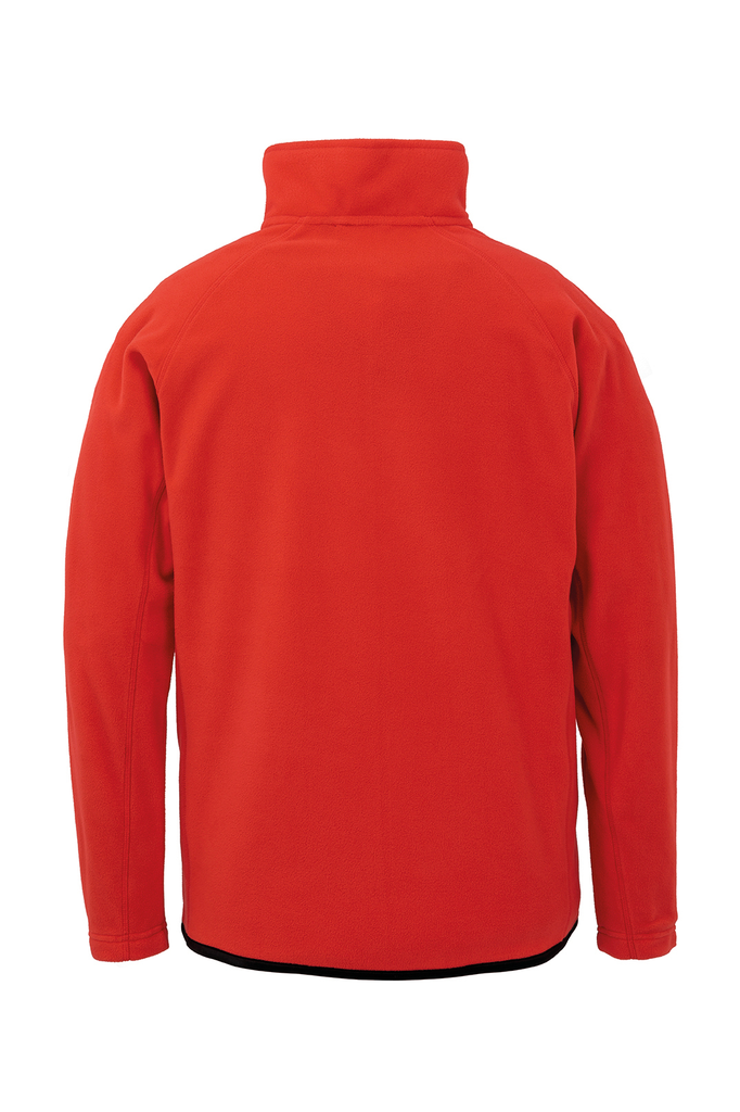 Result Micropolaire recyclée col zippé Red (R905X)