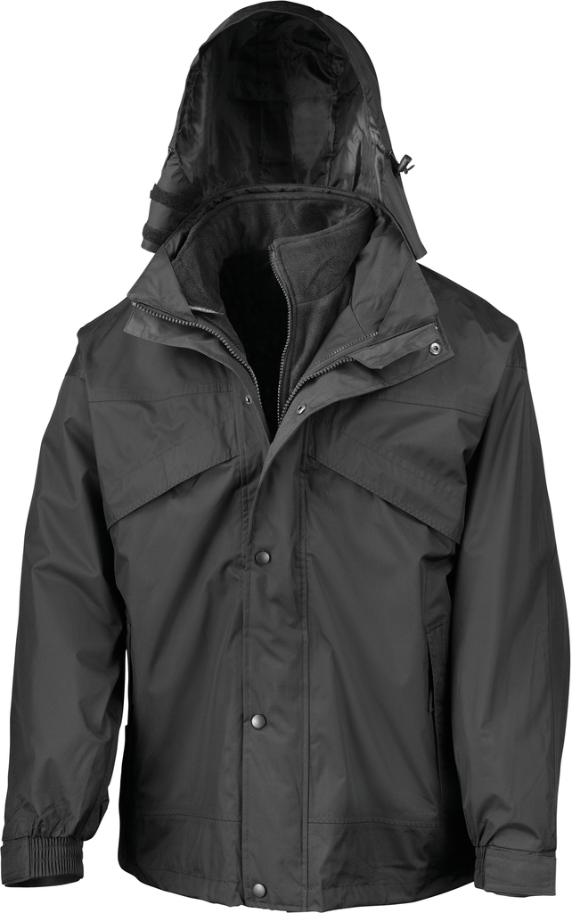 Result Veste 3 en 1 zip & clic Black (R68)
