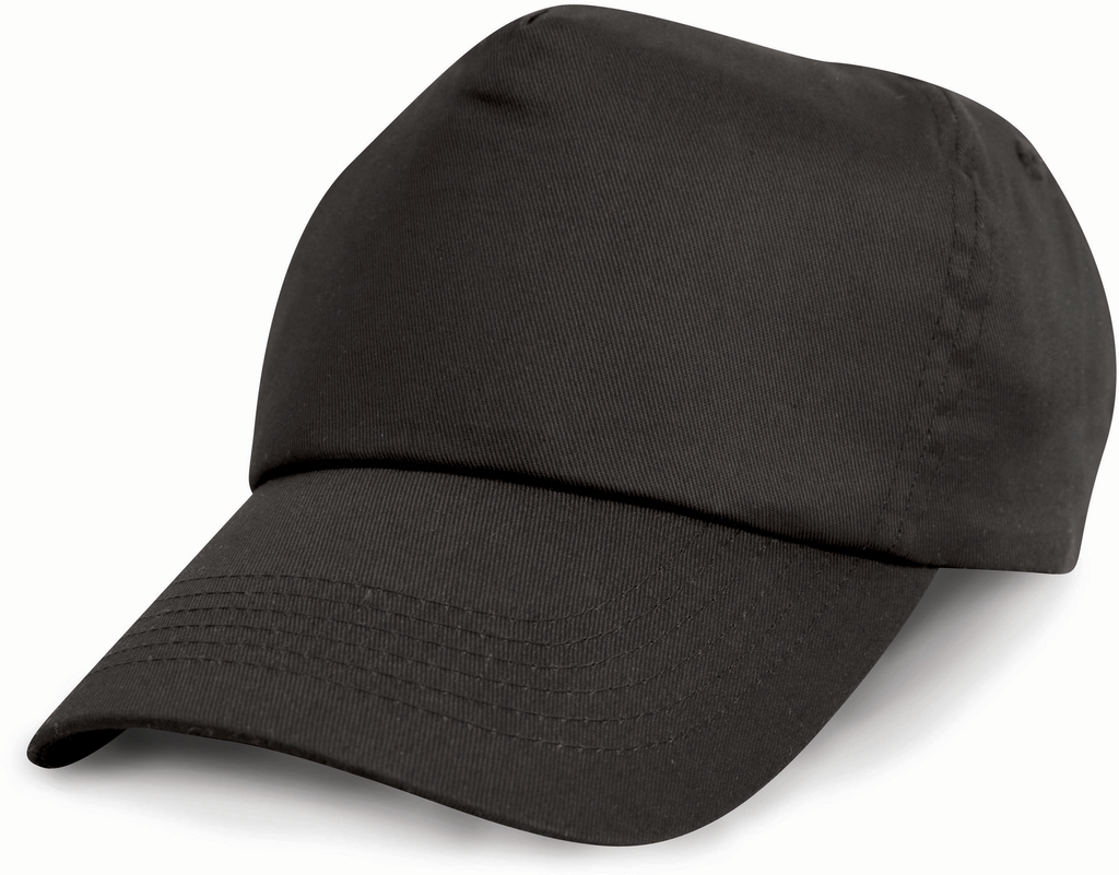 Result Casquette coton Black (RC005X)