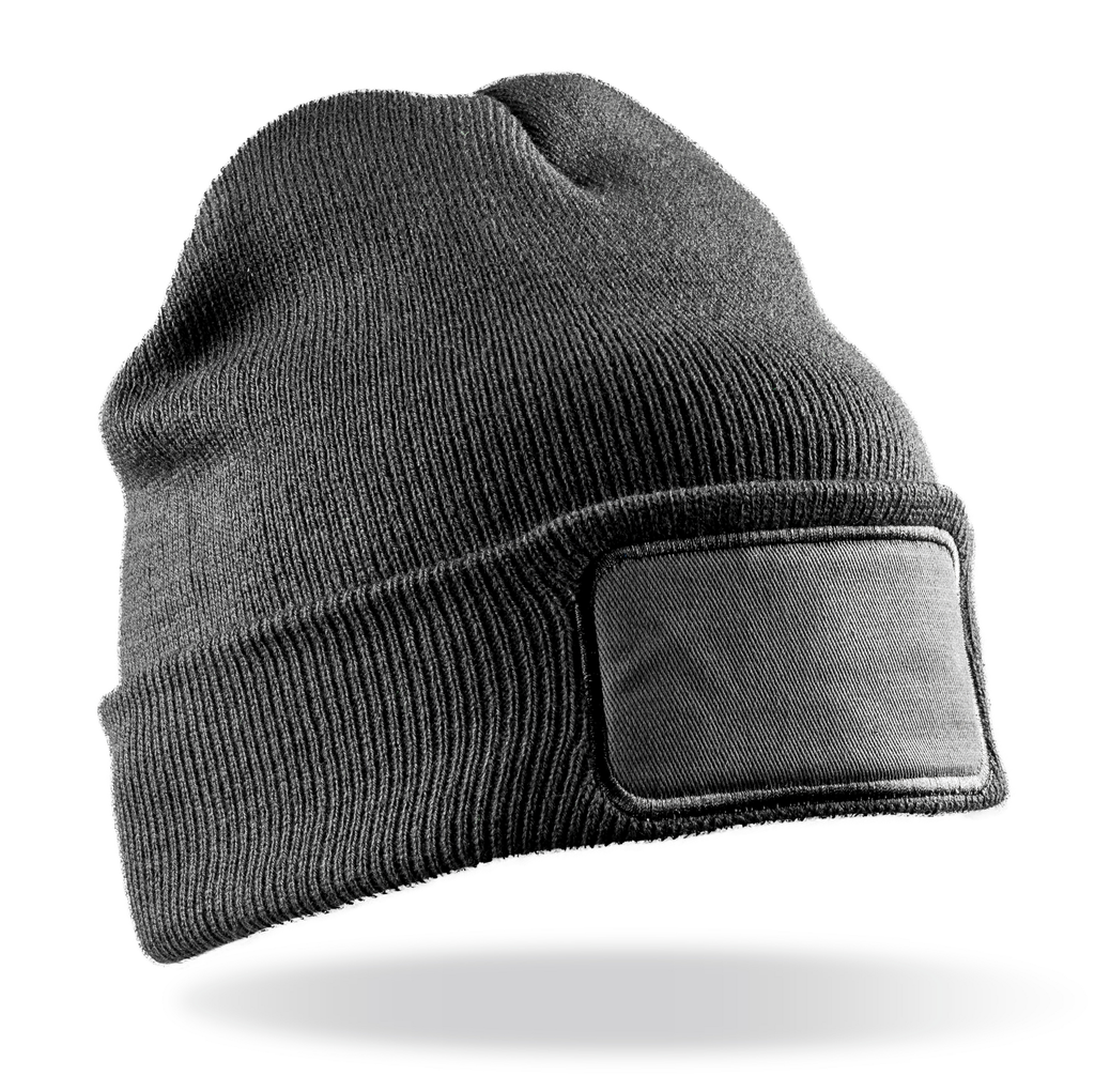 Result Bonnet imprimable double Tricot THINSULATE™ Grey (RC034X)