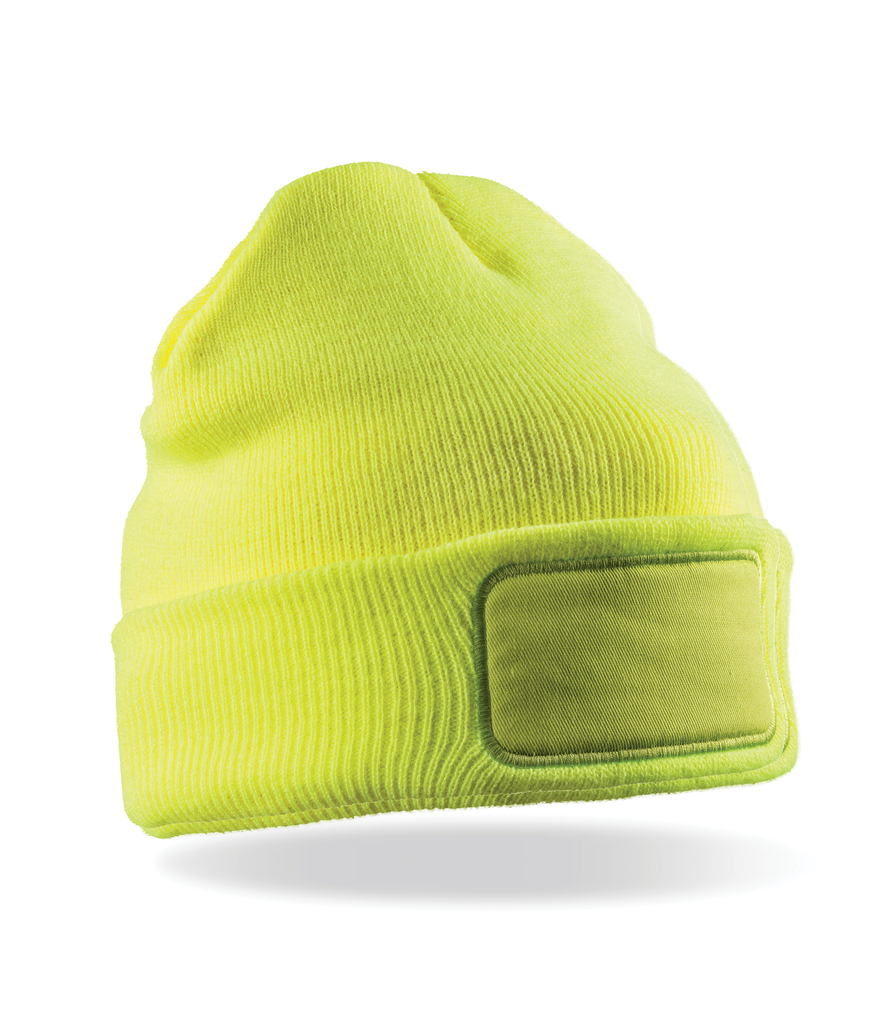 Result Bonnet imprimable Thinsulate™ recyclé Fluorescent Yellow (RC934X)