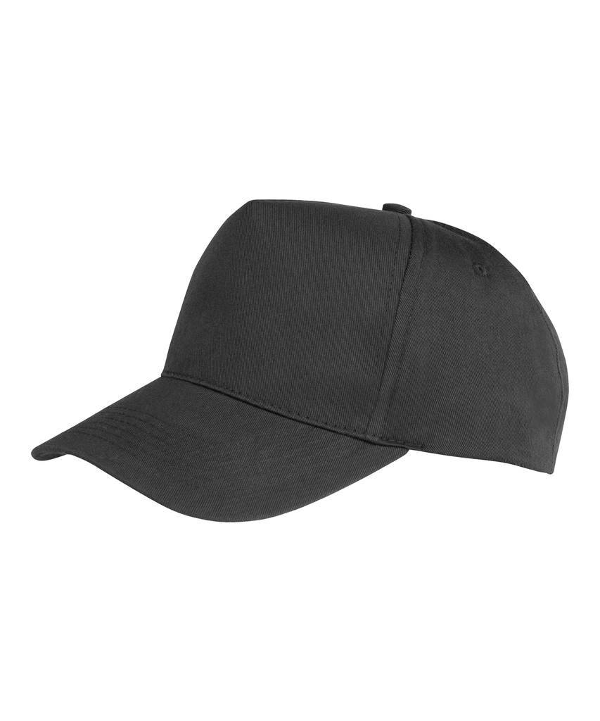 Result Casquette recyclée 5 panneaux Black (RC984X)