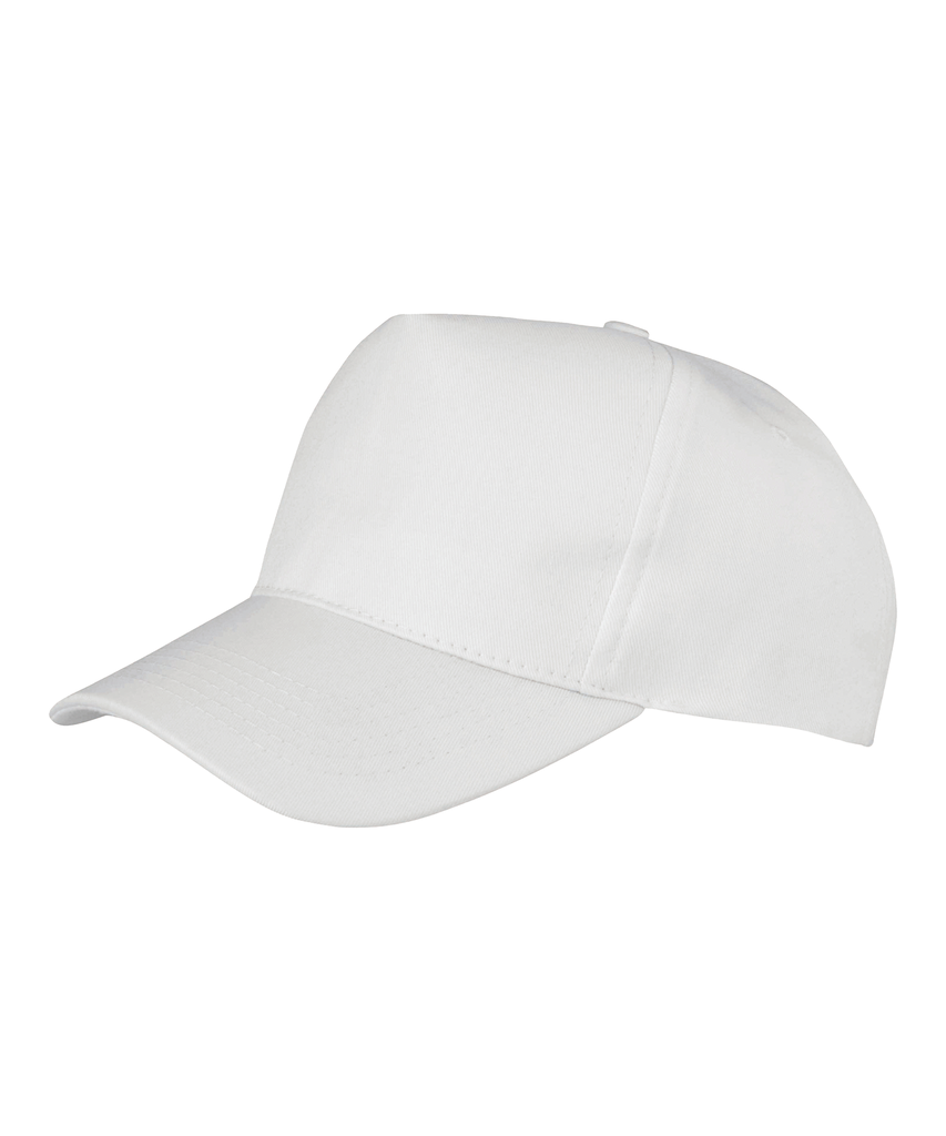 Result Casquette recyclée 5 panneaux White (RC984X)