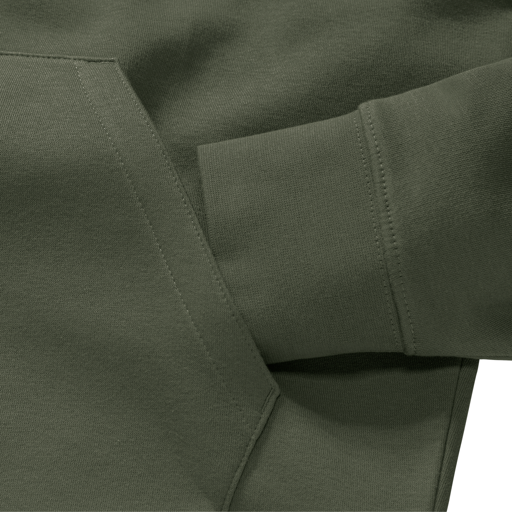 Russell Sweat-shirt capuche Authentic homme Olive (RU265M)