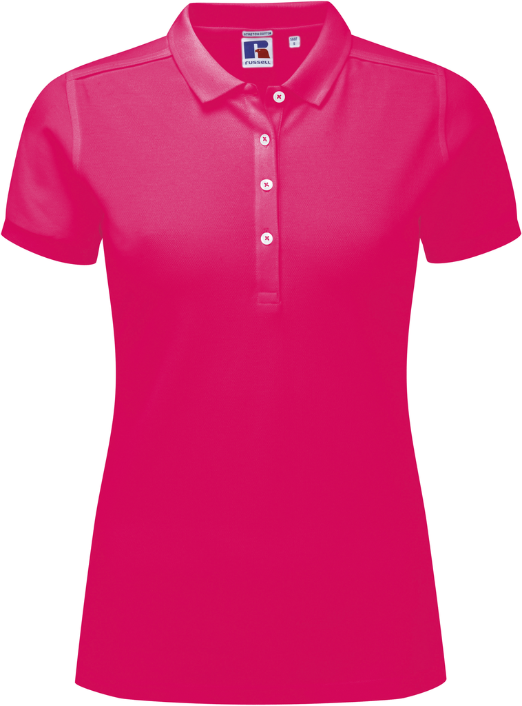 Russell Polo Stretch Femme Fuchsia (RU566F)
