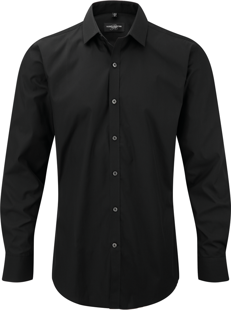 Russell Chemise homme manches longues Ultimate stretch Black (RU960M)