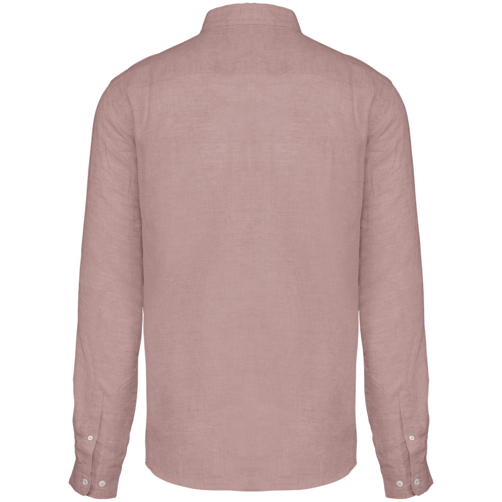 Spasso Chemise en lin homme Petal Rose (SP504)