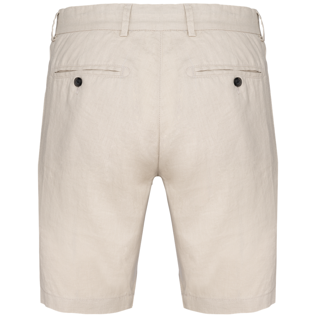 Spasso Bermuda en lin homme Linen Sand (SP711)