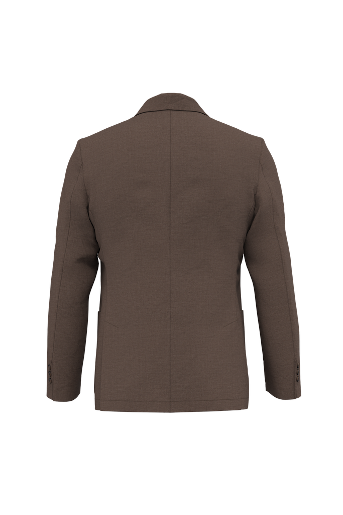 Spasso Blazer délavé en lin homme Washed Linen Brown (SP600)