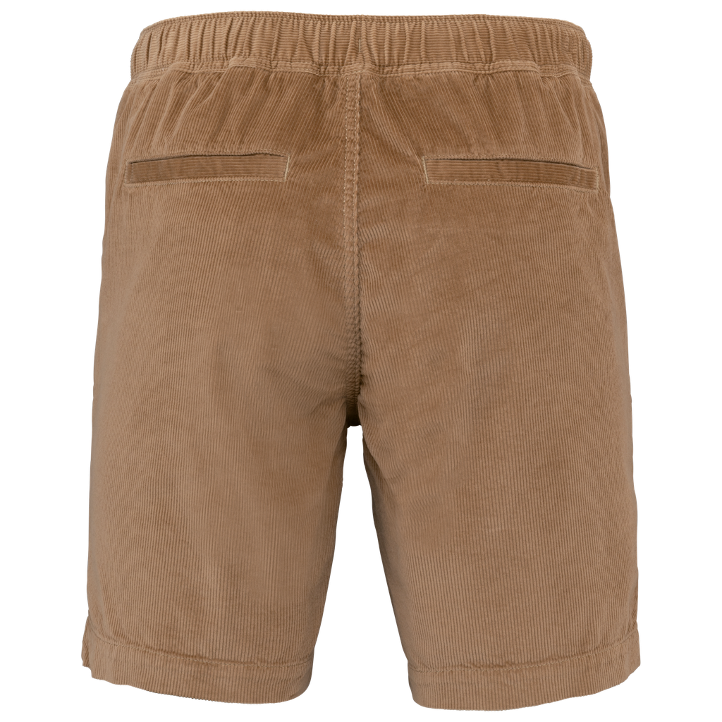 Spasso Short écoresponsable en velours côtelé homme Dark camel (SP742)