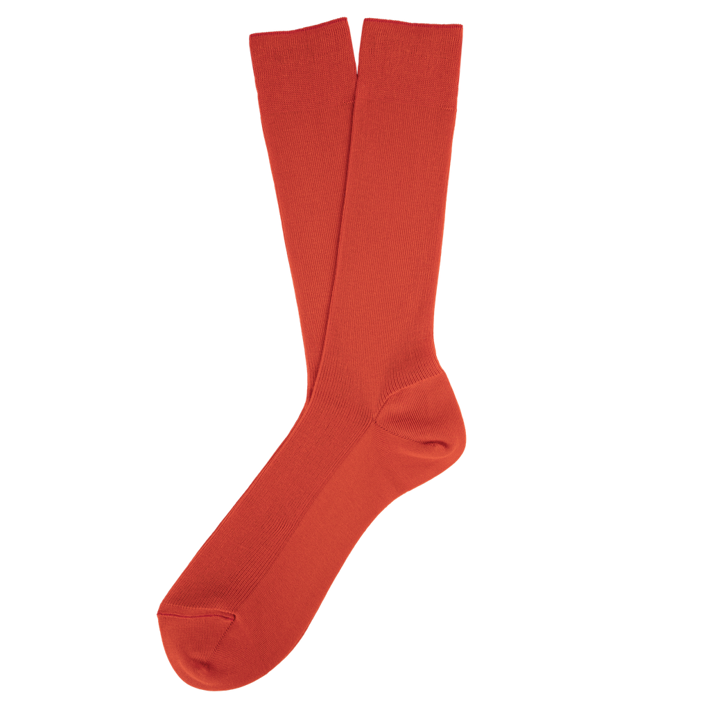 Spasso Chaussettes écoresponsables unisexes Paprika (SP800)