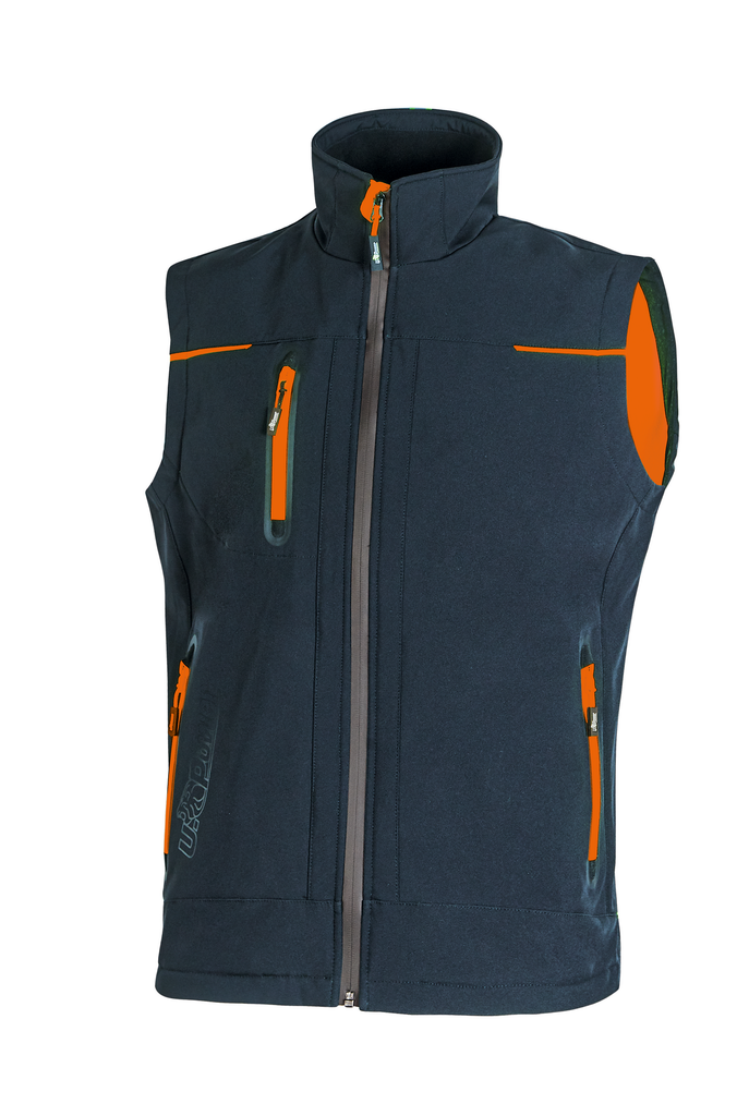 U-Power Gilet softshell Universe homme Deep Blue (UPFU188)