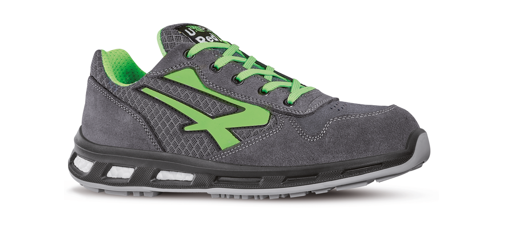 U-Power Chaussures de sécurité Point Grey / Green (UPRL20036)