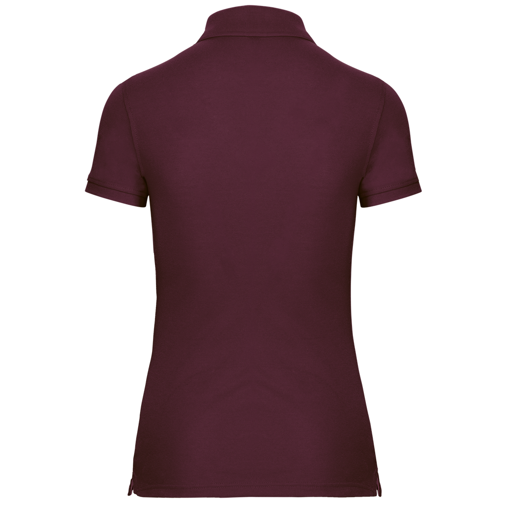 WK. Designed To Work Polo manches courtes femme Wine (WK275)