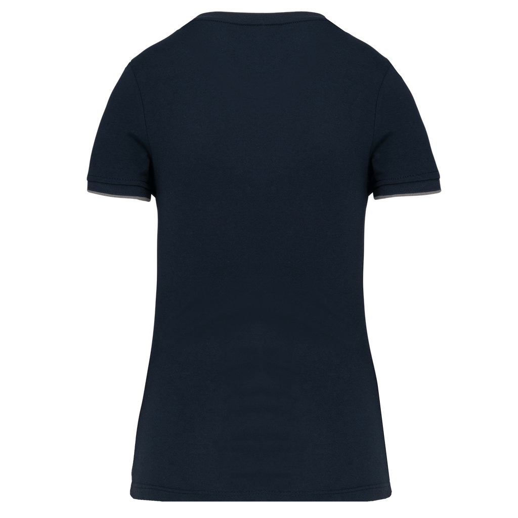 WK. Designed To Work T-shirt Day To Day manches courtes femme Navy / Silver (WK3021)