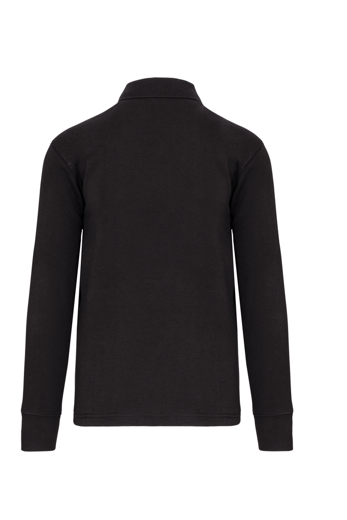 WK. Designed To Work Sweat-shirt col polo homme Dark Grey (WK4000)