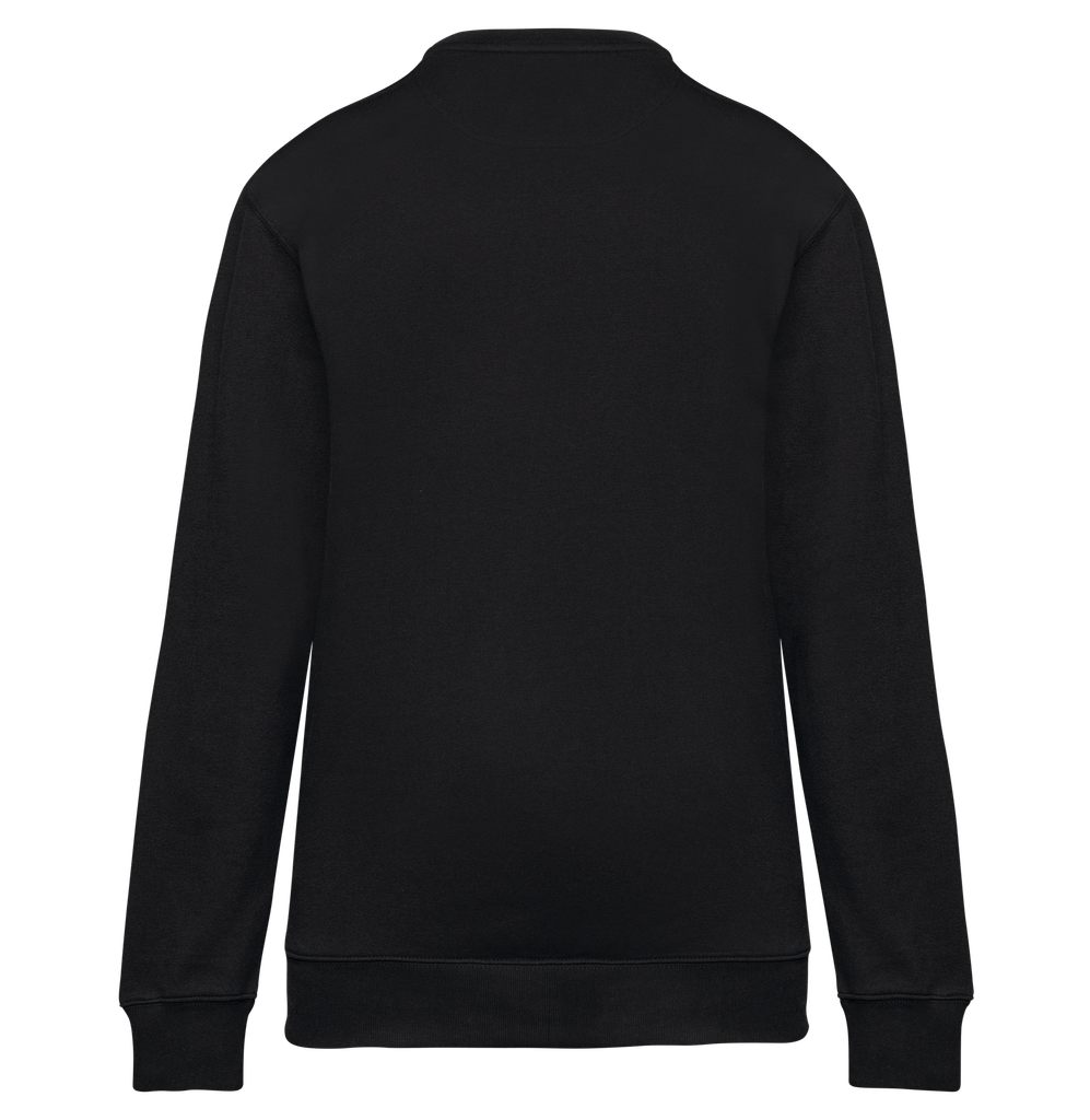 WK. Designed To Work Sweat-shirt Day To Day zip poche contrastée unisexe Black / Silver (WK403)