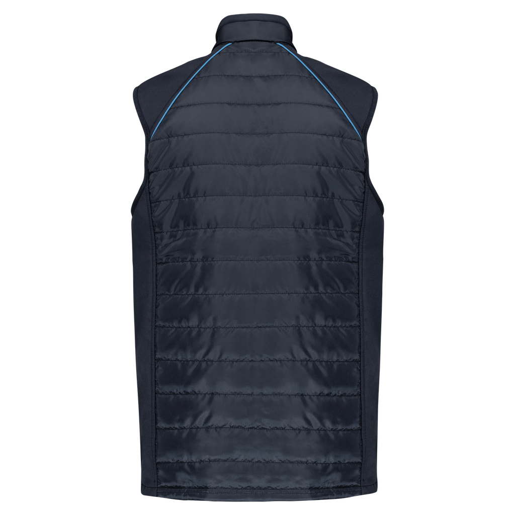 WK. Designed To Work Bodywarmer Day To Day bi-matière unisexe Navy / Light Royal Blue (WK606)