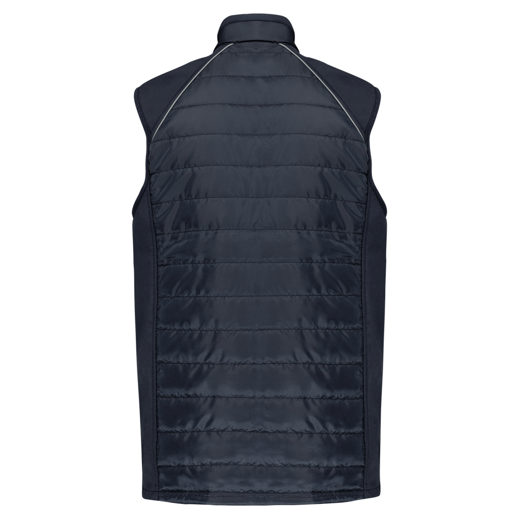 WK. Designed To Work Bodywarmer Day To Day bi-matière unisexe Navy / Silver (WK606)