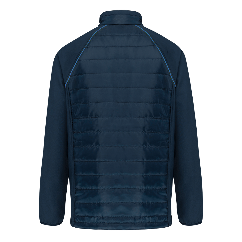 WK. Designed To Work Veste Day To Day bi-matière unisexe Navy / Light Royal Blue (WK6147)