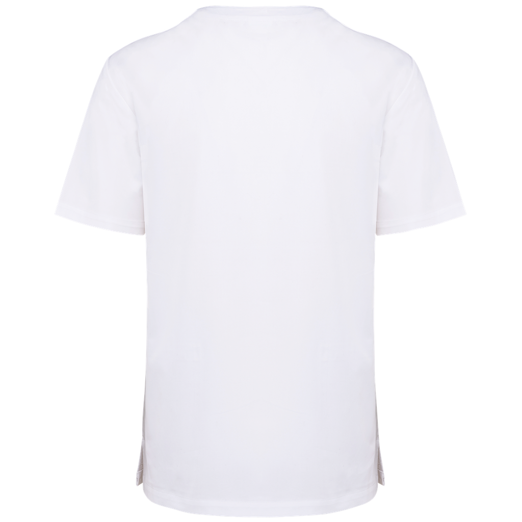 WK. Designed To Work Tunique manches courtes polycoton unisexe White (WK507)