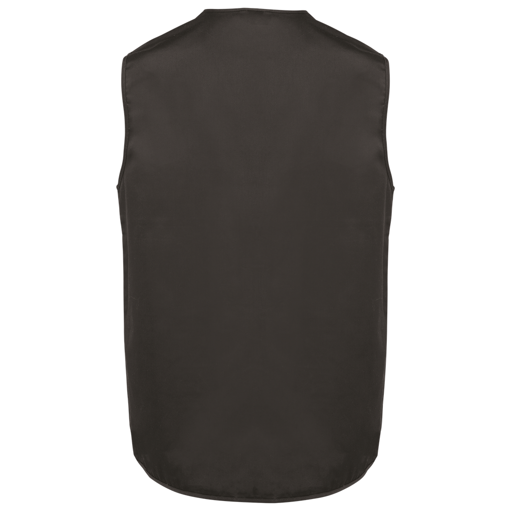 WK. Designed To Work Gilet polycoton multipoches doublé unisexe Dark Grey (WK609)