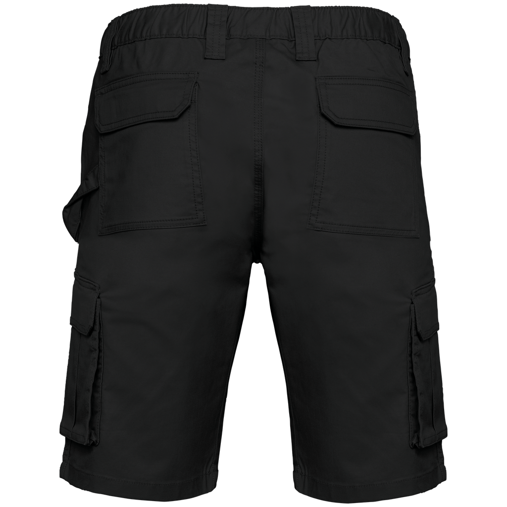 WK. Designed To Work Bermuda multipoches écoresponsable homme Black (WK713)