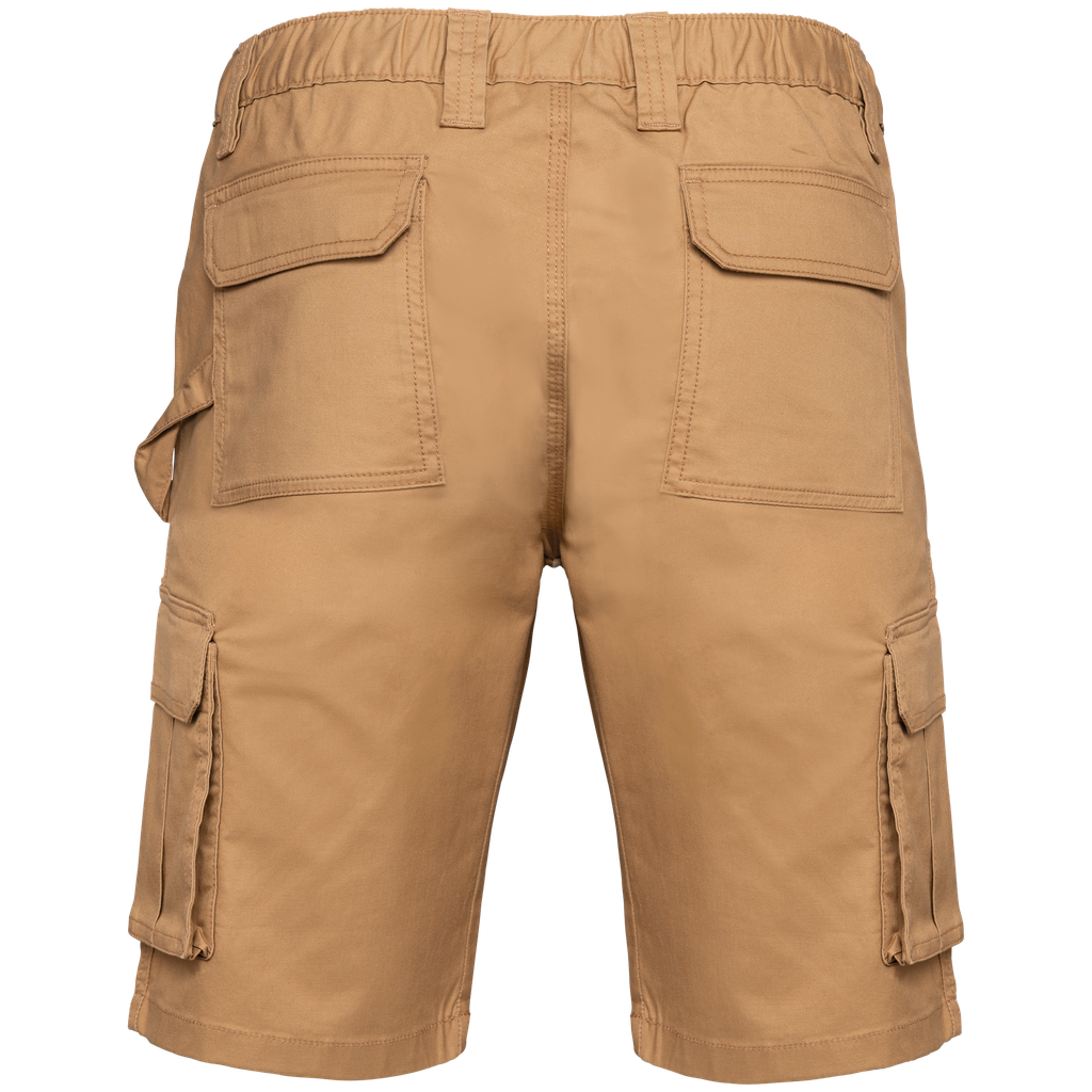 WK. Designed To Work Bermuda multipoches écoresponsable homme Camel (WK713)