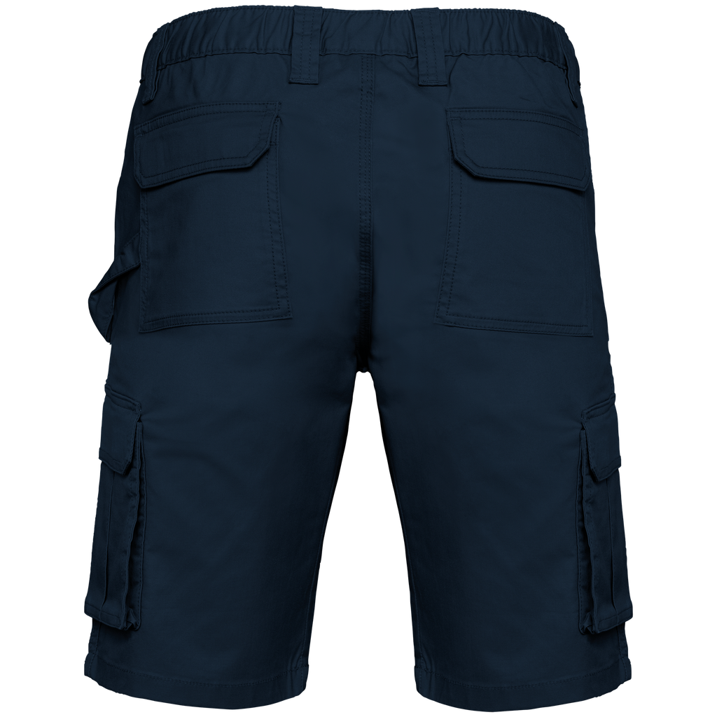 WK. Designed To Work Bermuda multipoches écoresponsable homme Navy (WK713)