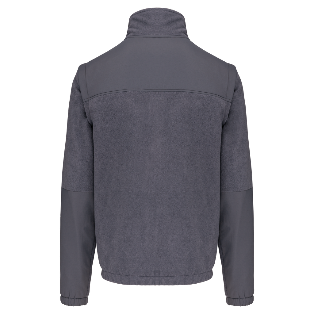 [WK9105_69779_67530] WK. Designed To Work Veste polaire manches amovibles homme Convoy Grey (WK9105) (S)