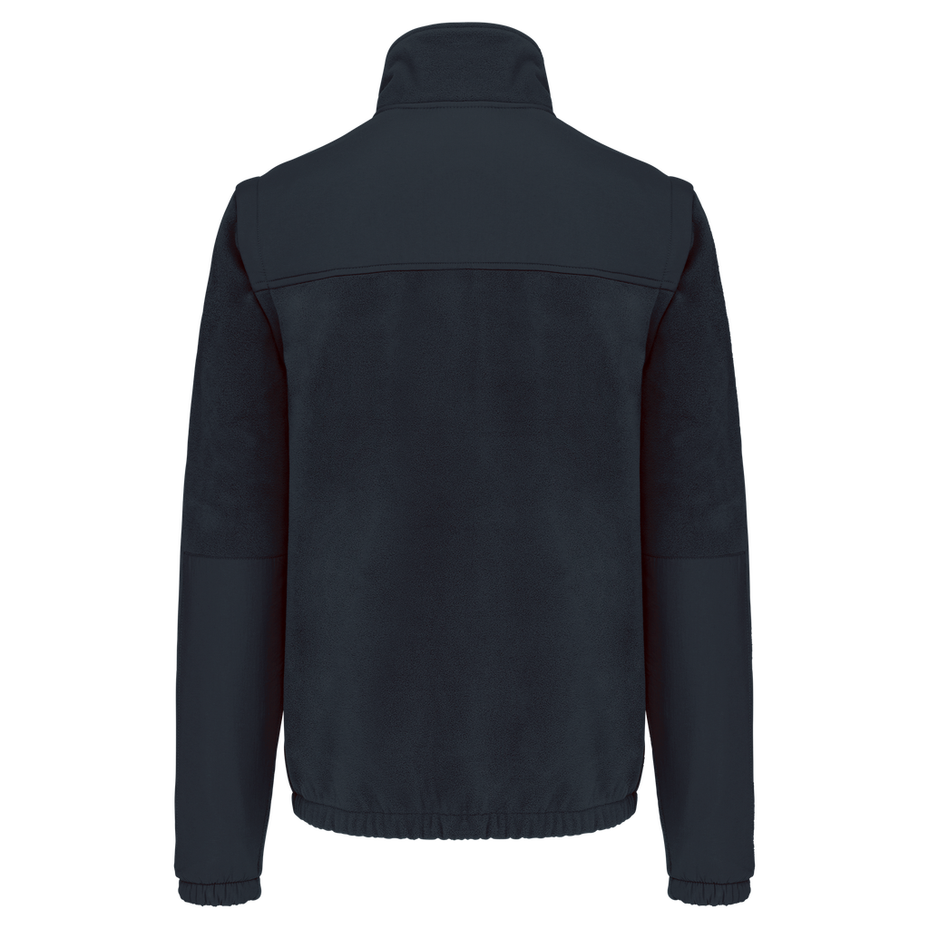 [WK9105_67538_67530] WK. Designed To Work Veste polaire manches amovibles homme Navy (WK9105) (S)