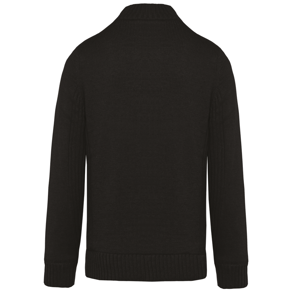 WK. Designed To Work Cardigan doublé polaire homme Black (WK959)