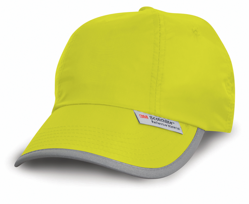 Yoko Casquette baseball à bordures réfléchissantes Yellow (YC6713)