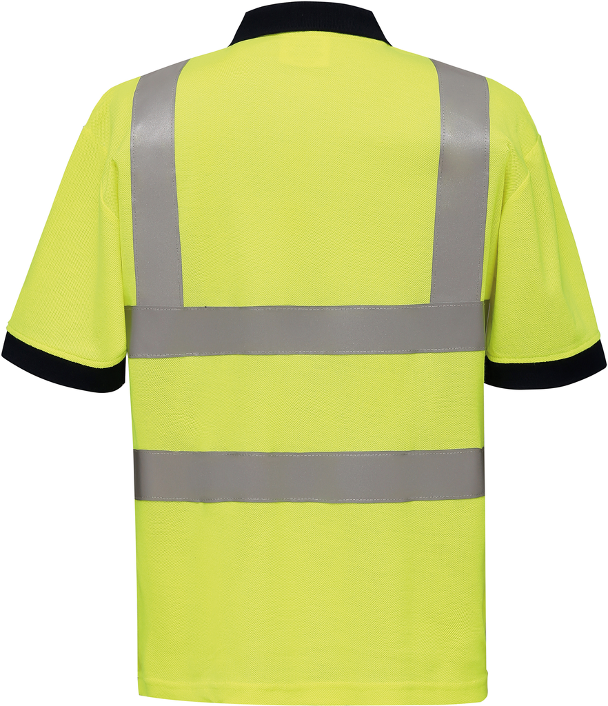 Yoko Polo manches courtes haute visibilité Hi Vis Yellow (YHVJ210)