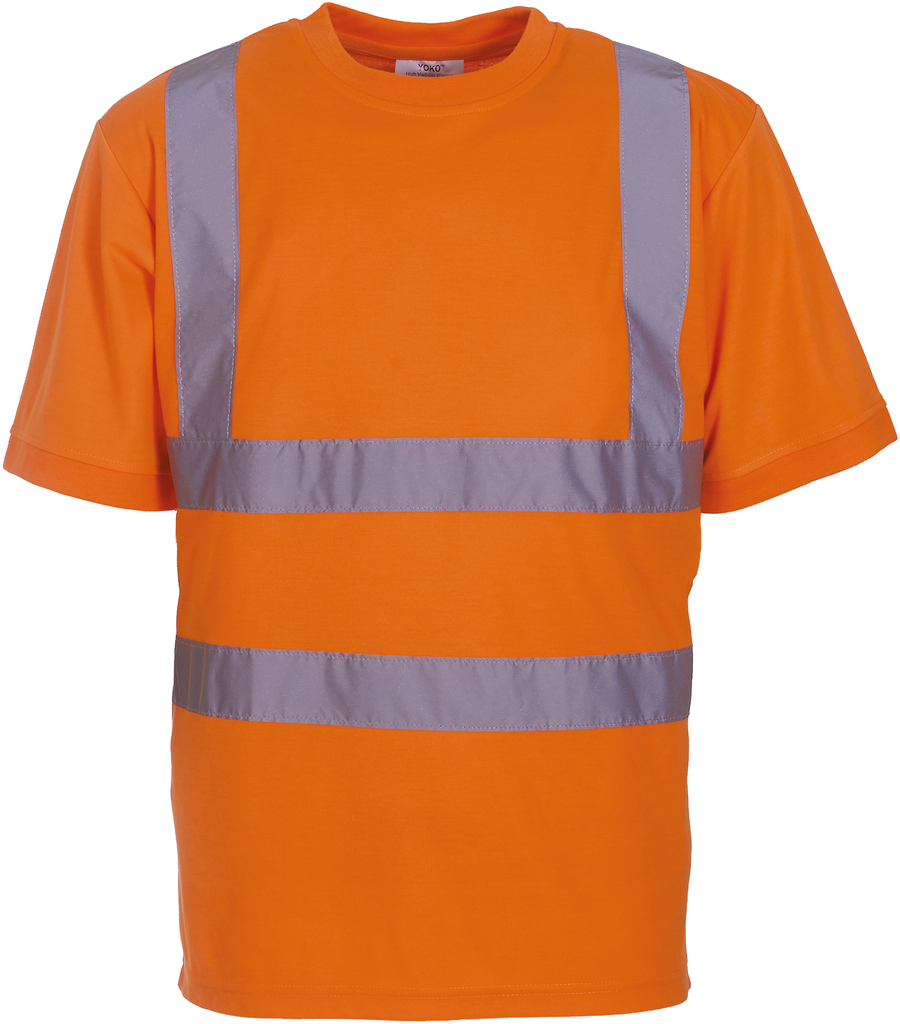 Yoko T-shirt manches courtes haute visibilité Hi Vis Orange (YHVJ410)
