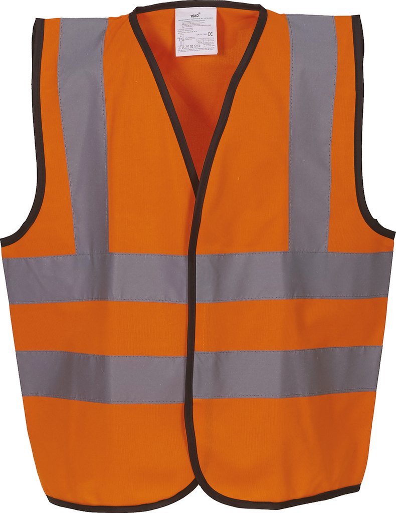 Yoko Gilet haute visibilité enfant Hi Vis Orange (YHVW100CH)