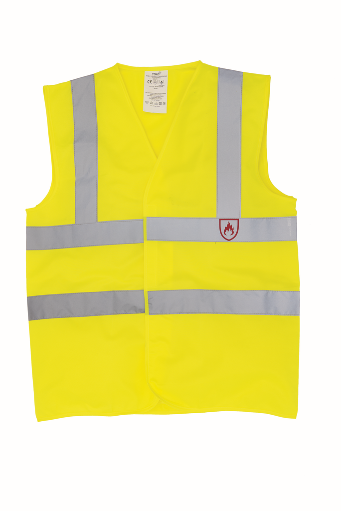 Yoko Gilet haute visibilité & LSF (chaleur et flamme) Hi Vis Yellow (YHVW100FR)