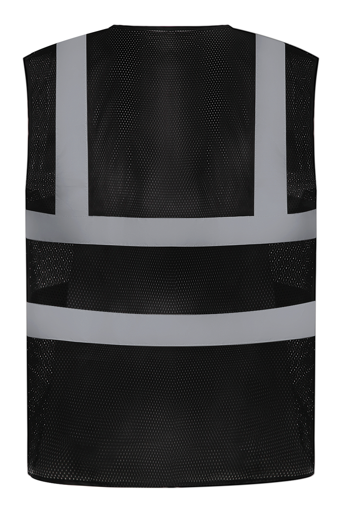 Yoko Gilet haute visibilité à maille ajourée Black (YHVW120)
