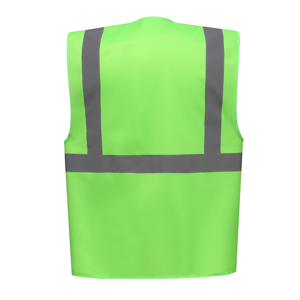 Yoko Gilet multifonction haute visibilité Lime (YHVW801)
