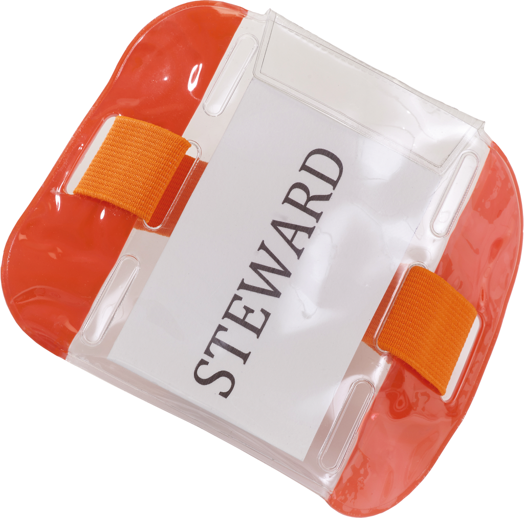 Yoko Brassards d'identité Fluo Orange (YID03)