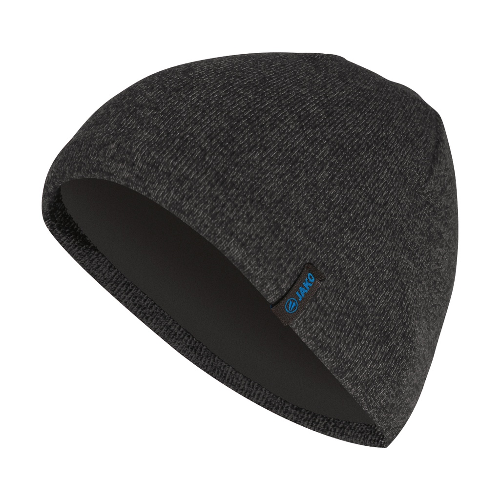 JAKO Bonnet tricoté noir mélange Unisexe